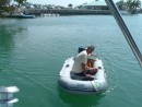 A man and his dingy: A man and his dingy