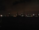 Miami at night from Marine Stadium anchorage: Miami at night from Marine Stadium anchorage