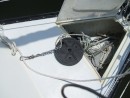 Kellet: Anchor weight - kellet, keeps anchor rode down and absorbs shock.  Also helps elimate sailing at anchor