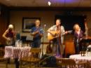 Yee Hah! Poor pic but great country music: Music in Big Meadows Lodge where we stayed - the woman on the double bass was brilliant