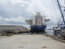 Modern vessel at Brunswick Port