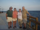 Steve and Duffy from Kit and Sylvia and Bill on St. Simons pier.JPG