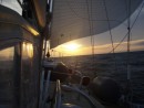 Gulf of Maine crossing  Sunset