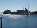 Provincetown MA marina sun again