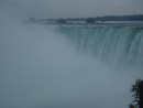 The horseshoe falls on the Canadian side