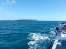 Approaching Tongatapu A low uplifted coral island