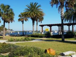 St Augustine Waterfront: grounds adjoining the city marina at St Augustine