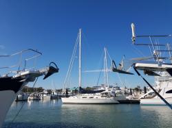 Fort Pierce City Marina: Temporary tie up on the T-head for first few days