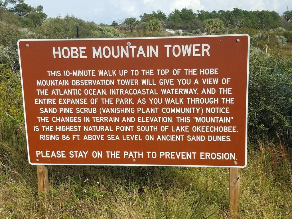 Hobe Mountain: Jonathan Dickinson State Park