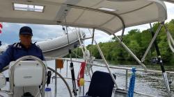 Navigating the ICW: Wooded shores ICW on Easter