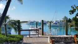 Highborne Cay Marina: view at the docks